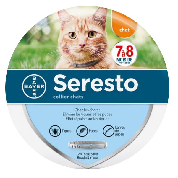 SERESTO collier antiparasitaire chat