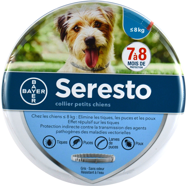 SERESTO collier antiparasitaire petit chien