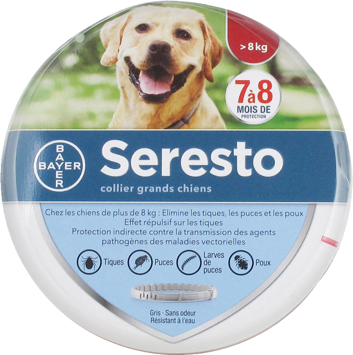 SERESTO collier antiparasitaire grand chien