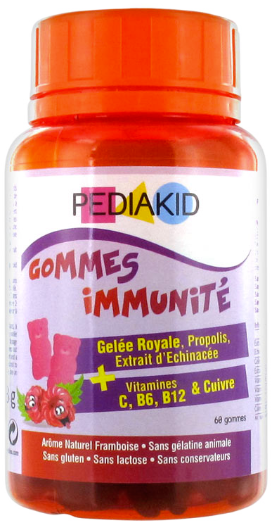 Pediakid gommes immunité 60 gommes