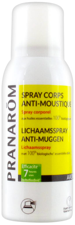 Pranarôm aromapic spray corps anti-moustique 75 ml