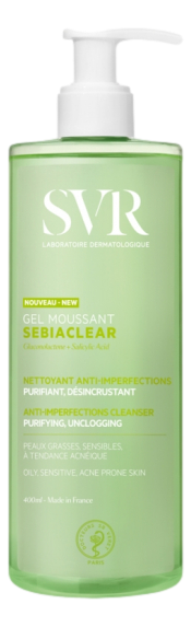 SEBIACLEAR Gel moussant sans savon    400ml