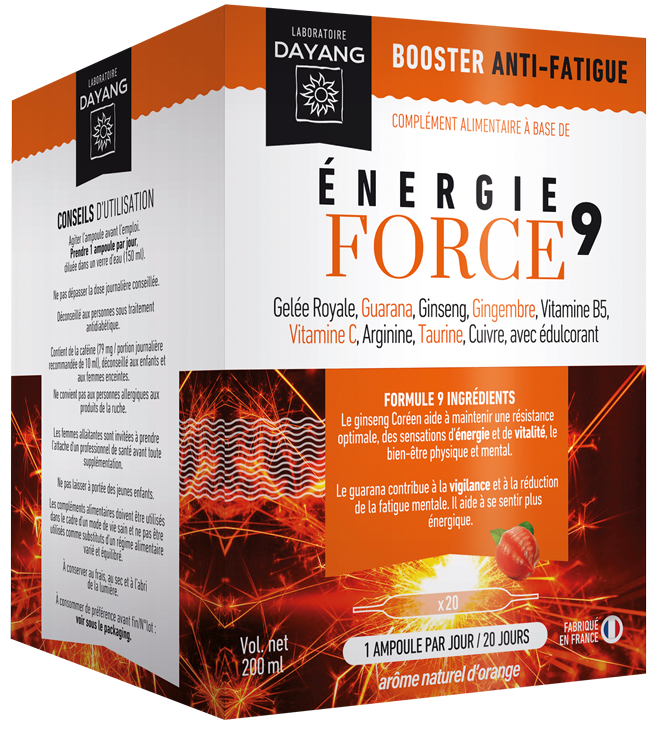 ENERGIE FORCE 9 booster anti-fatique