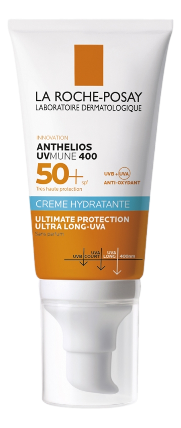 ANTHELIOS UVMUNE 400 Crème Hydratante SPF50+ Sans Parfum